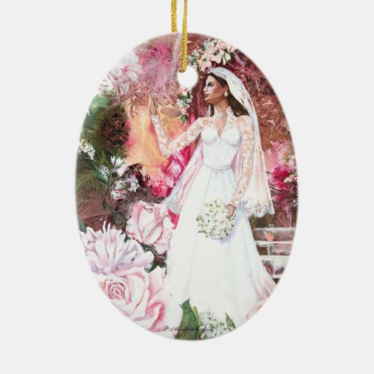PMACarlson Kate de Prinses Bride Ornament (Achterkant)
