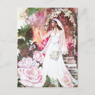 PMACarlson Kate de prinses bruid Briefkaart