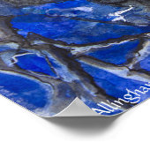 PMACarlson Koi, Deep Blue Poster (Hoek)