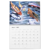 PMACarlson Koi Waterverf Calender Kalender (Mar 2027)