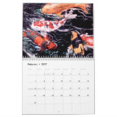 PMACarlson Koi Waterverf Calender Kalender (Feb 2027)