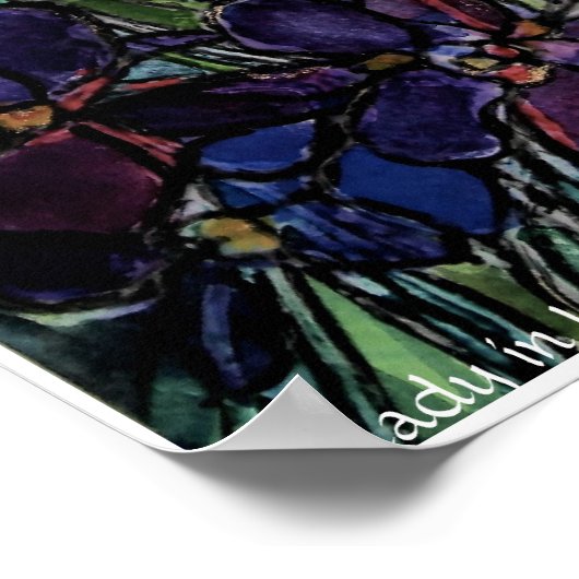 PMACarlson Lady in het Poster van Lace (Hoek)