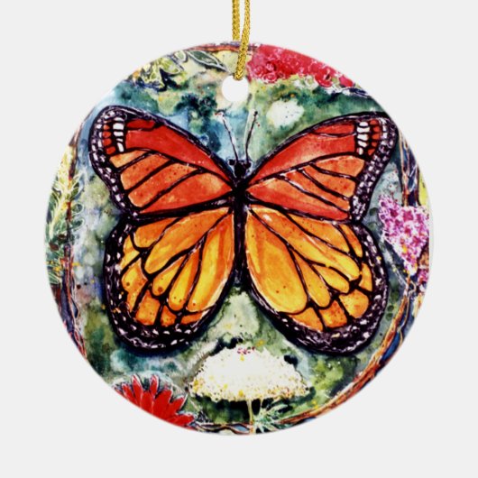 PMACarlson Monarch Butterfly Ornament (Voorkant)
