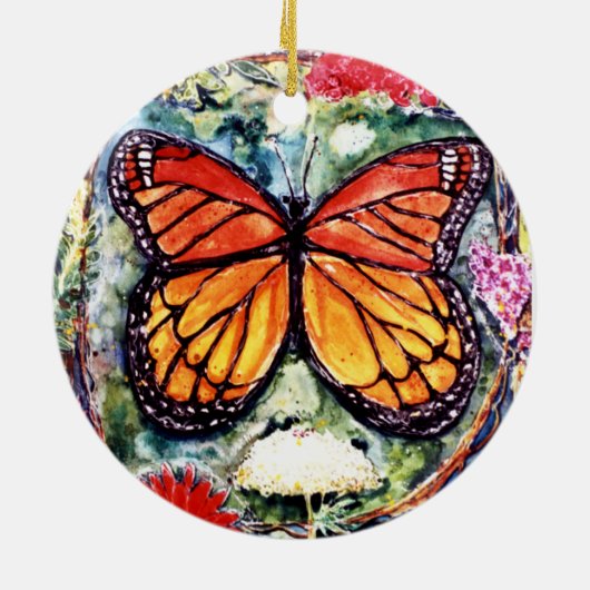 PMACarlson Monarch Butterfly Ornament (Achterkant)