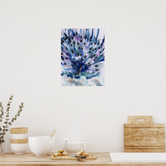PMACarlson Peacock I Poster (Keuken)