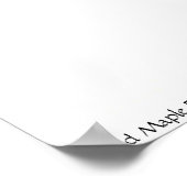 PMACarlson Red Maple Bonsai Poster (Hoek)