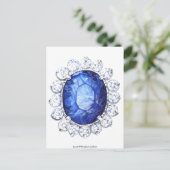 PMACarlson Royal Sapphire Briefkaart (Staand voorkant)