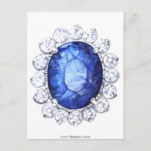 PMACarlson Royal Sapphire Briefkaart (Voorkant)