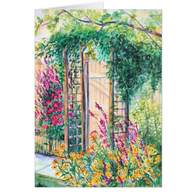 PMACarlson Secret Summer Garden Card (Voorkant)