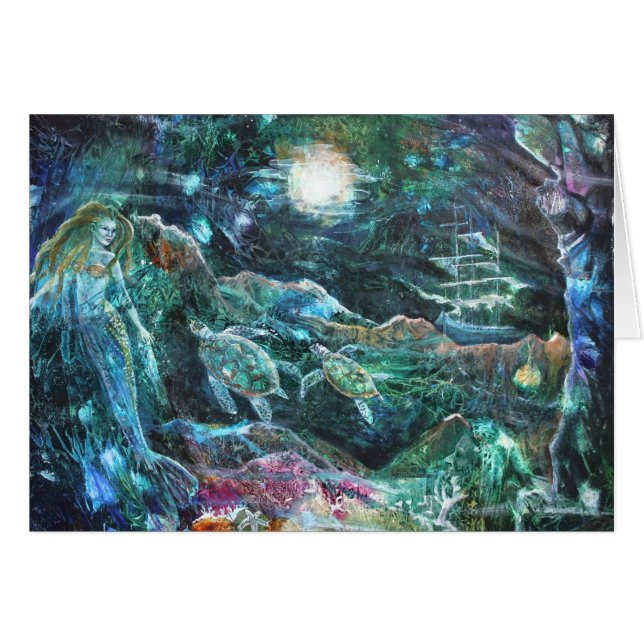 PMACarlson The Mermaid's Tale Card (Voorkant Horizontaal)