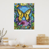 PMACarlson Tiger Butterfly Poster (Keuken)