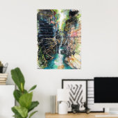 PMACarlson Watkins Glen Gorge Poster (Thuiskantoor)