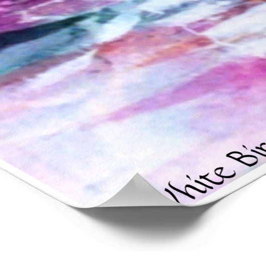 PMACarlson White Birch Creek Poster (Hoek)