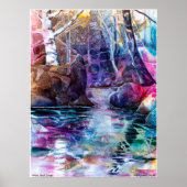 PMACarlson White Birch Creek Poster (Voorkant)