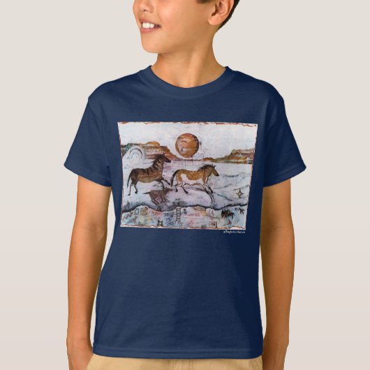PMACarlsonHorse Petroglyph Kind t shirt (Voorkant)