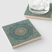 Pmandala van de gyrascoop van de Perzische gyraat Stenen Onderzetter