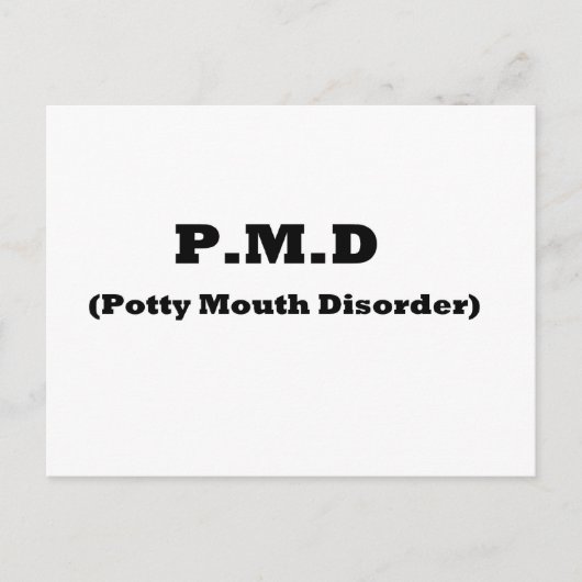 PMD BRIEFKAART (Voorkant)