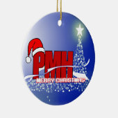 PMH Psychiatrisch-Mental Health Ziekte CHRISTMAS Keramisch Ornament (Rechts)