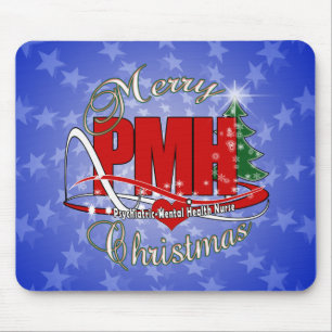 PMH Psychiatrisch-Mental Health Ziekte CHRISTMAS Muismat