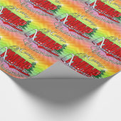 PMHNP CHRISTMAS Psychiatrische geestelijke gezondh Cadeaupapier (Hoek)