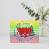 PMHNP KERST Psychiatrisch Verpleegkundige Geesteli Feestdagenkaart (Staand voorkant)