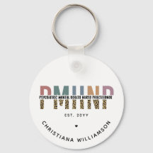 PMHNP Luipaard Print Psychiatrische Geestelijke Ge