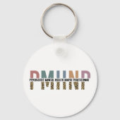 PMHNP Luipaard Print Psychiatrische Geestelijke Ge Sleutelhanger (Voorkant)