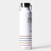 PMHNP Luipaard Print Psychiatrische Geestelijke Ge Waterfles (Voorkant)