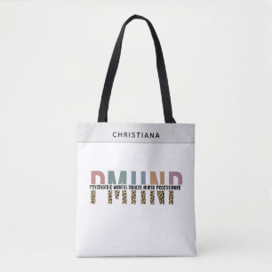 PMHNP Luipaardprint Psychiatrische Geestelijke Gez Tote Bag