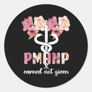 PMHNP Psychiatrische Tal Health Verpleegkundige Ronde Sticker