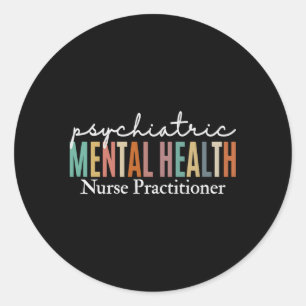 PMHNP Psychiatrische Tal Health Verpleegkundige St Ronde Sticker
