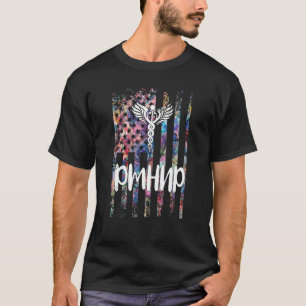 Pmhnp Us Flag Psychiatrische geestelijke gezondhei T-shirt