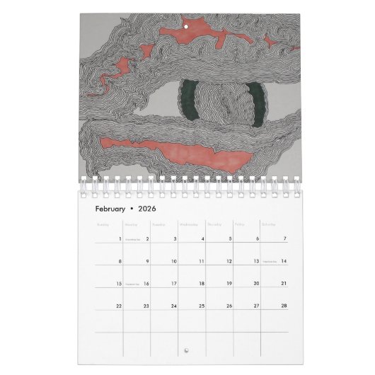 PMJArts 2016 12 Maandrooster Kalender (Feb 2026)