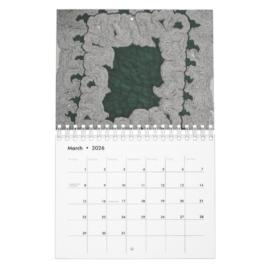 PMJArts 2016 12 Maandrooster Kalender (Mar 2026)