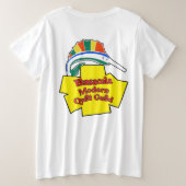 PMQG Vrouwen Tshirt Plus Maten (Design achterkant)