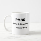 PMRG-logo, PMRG, Phoenix Motorcycle, Riders Group Koffiemok (Links)