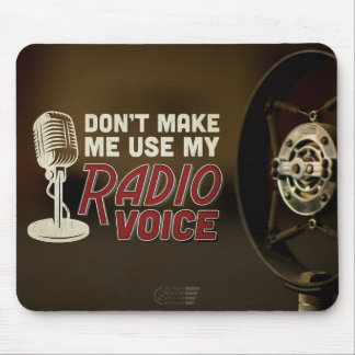 PMRP Radio Voice Mousepad Muismat