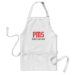 PMS - Bereid je voor op de satan Funny Period Gift Standaard Schort