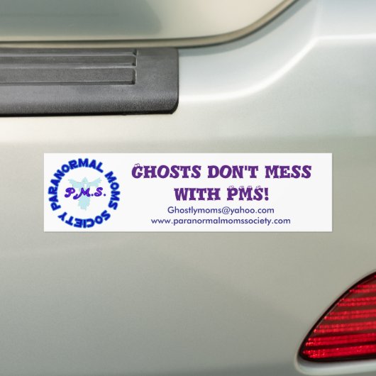 PMS-bumper sticker (Op auto)