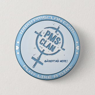 PMS Button - Blauw Logo 2