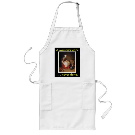 PMS Club "Homework" Apron Lang Schort (Voorkant)