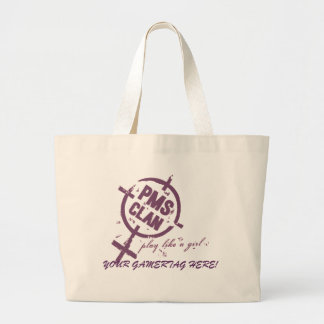 PMS-handtas — Paarse Logo Grote Tote Bag