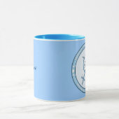 PMS-Mok - Blauw Logo 2 Mok (Midden)