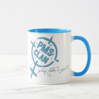 PMS-Mok - Blauw Logo Mok