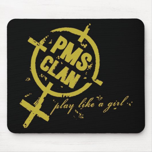 PMS Mousepad - Gold Logo Muismat (Voorkant)