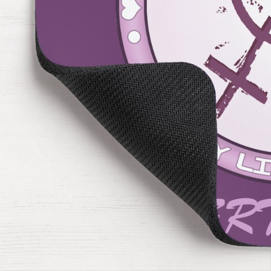 PMS Mousepad - Paarse Logo 2 Muismat (Hoek)