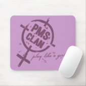 PMS Mousepad - Paarse Logo Muismat (Met muis)