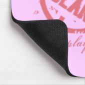 PMS Mousepad - Roze Logo Muismat (Hoek)