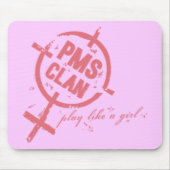 PMS Mousepad - Roze Logo Muismat (Voorkant)