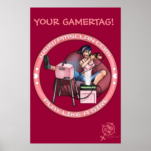 PMS Poster - Pandora's Box Roze Logo 2 (Voorkant)